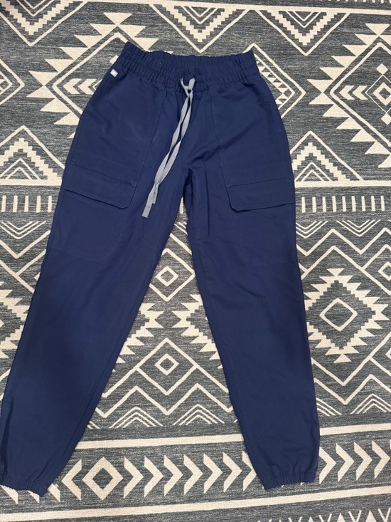 Figs Pants - Figs Scrubs Navy Cargo Jogger Pants
